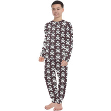 Load image into Gallery viewer, Big Boys' Crew Neck Long Pajama Set
