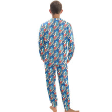 Load image into Gallery viewer, Big Boys' Crew Neck Long Pajama Set