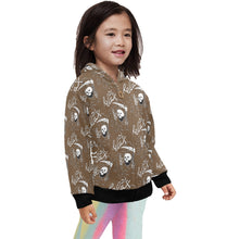 Load image into Gallery viewer, Little Girls' Zip Up Hoodie
