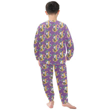 Load image into Gallery viewer, Little Boys' Crew Neck Long Pajama Set