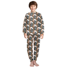 Load image into Gallery viewer, Big Boys' Crew Neck Long Pajama Set