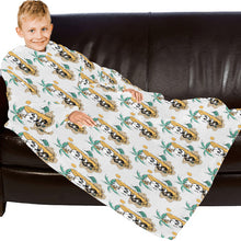 Load image into Gallery viewer, Blanket Robe with Sleeves for Kids