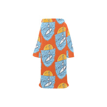 Load image into Gallery viewer, Blanket Robe with Sleeves for Kids
