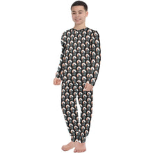 Load image into Gallery viewer, Big Boys' Crew Neck Long Pajama Set
