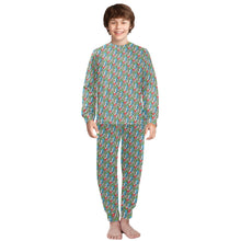 Load image into Gallery viewer, Big Boys' Crew Neck Long Pajama Set