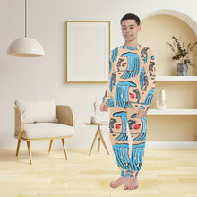 Load image into Gallery viewer, Big Boys' Crew Neck Long Pajama Set