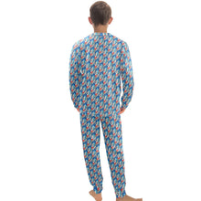 Load image into Gallery viewer, Big Boys' Crew Neck Long Pajama Set