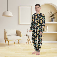 Load image into Gallery viewer, Big Boys' Crew Neck Long Pajama Set