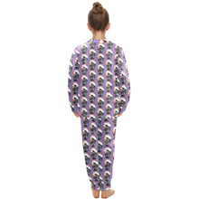 Load image into Gallery viewer, Big Girls' Crew Neck Long Pajama Set