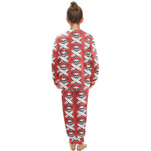 Load image into Gallery viewer, Big Girls' Crew Neck Long Pajama Set
