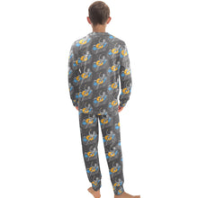 Load image into Gallery viewer, Big Boys' Crew Neck Long Pajama Set