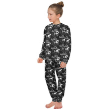Load image into Gallery viewer, Big Girls' Crew Neck Long Pajama Set