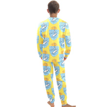 Load image into Gallery viewer, Big Boys' Crew Neck Long Pajama Set