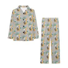 Load image into Gallery viewer, Big Girls' V-Neck Long Pajama Set