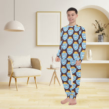 Load image into Gallery viewer, Big Boys' Crew Neck Long Pajama Set