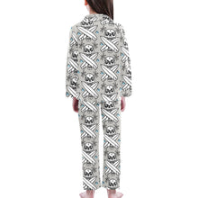 Load image into Gallery viewer, Big Girls' V-Neck Long Pajama Set