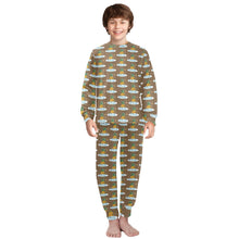 Load image into Gallery viewer, Big Boys' Crew Neck Long Pajama Set