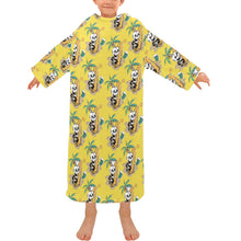 Load image into Gallery viewer, Blanket Robe with Sleeves for Kids