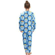 Load image into Gallery viewer, Big Girls' Crew Neck Long Pajama Set