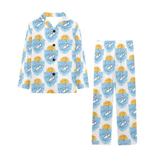 Load image into Gallery viewer, Big Boys' V-Neck Long Pajama Set