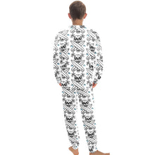 Load image into Gallery viewer, Big Boys' Crew Neck Long Pajama Set