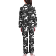 Load image into Gallery viewer, Big Girls' V-Neck Long Pajama Set