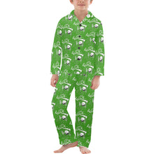 Load image into Gallery viewer, Big Boys' V-Neck Long Pajama Set