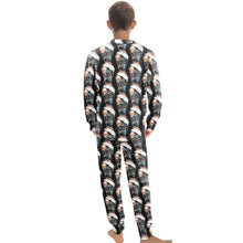 Load image into Gallery viewer, Big Boys' Crew Neck Long Pajama Set