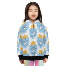 Load image into Gallery viewer, Little Girls' Zip Up Hoodie