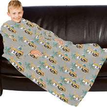 Load image into Gallery viewer, Blanket Robe with Sleeves for Kids
