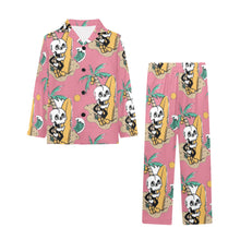 Load image into Gallery viewer, Big Girls' V-Neck Long Pajama Set