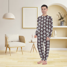 Load image into Gallery viewer, Big Boys' Crew Neck Long Pajama Set