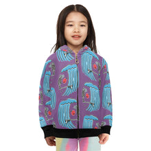 Load image into Gallery viewer, Little Girls' Zip Up Hoodie