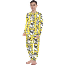 Load image into Gallery viewer, Big Boys' Crew Neck Long Pajama Set