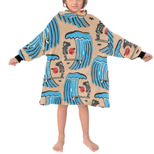 Load image into Gallery viewer, Blanket Hoodie for Kids