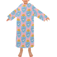 Load image into Gallery viewer, Blanket Robe with Sleeves for Kids