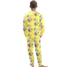 Load image into Gallery viewer, Big Boys' Crew Neck Long Pajama Set