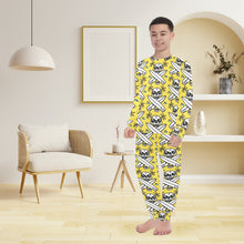 Load image into Gallery viewer, Big Boys' Crew Neck Long Pajama Set