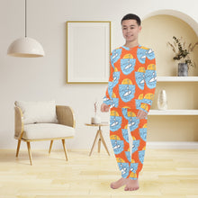 Load image into Gallery viewer, Big Boys' Crew Neck Long Pajama Set