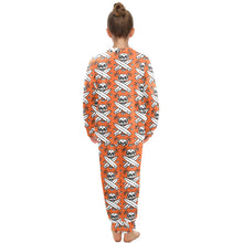 Load image into Gallery viewer, Big Girls' Crew Neck Long Pajama Set