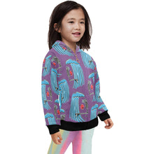 Load image into Gallery viewer, Little Girls' Zip Up Hoodie