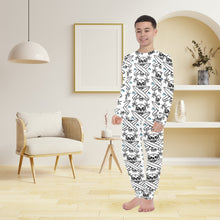 Load image into Gallery viewer, Big Boys' Crew Neck Long Pajama Set