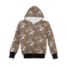 Load image into Gallery viewer, Little Girls' Zip Up Hoodie