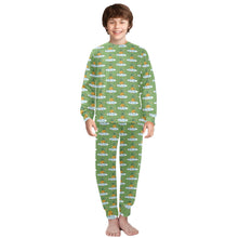 Load image into Gallery viewer, Big Boys' Crew Neck Long Pajama Set