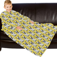 Load image into Gallery viewer, Blanket Robe with Sleeves for Kids