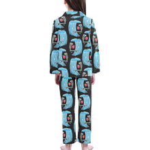 Load image into Gallery viewer, Big Girls' V-Neck Long Pajama Set