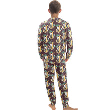 Load image into Gallery viewer, Big Boys' Crew Neck Long Pajama Set