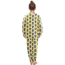 Load image into Gallery viewer, Big Girls' Crew Neck Long Pajama Set