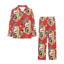 Load image into Gallery viewer, Big Girls' V-Neck Long Pajama Set