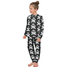 Load image into Gallery viewer, Big Girls' Crew Neck Long Pajama Set